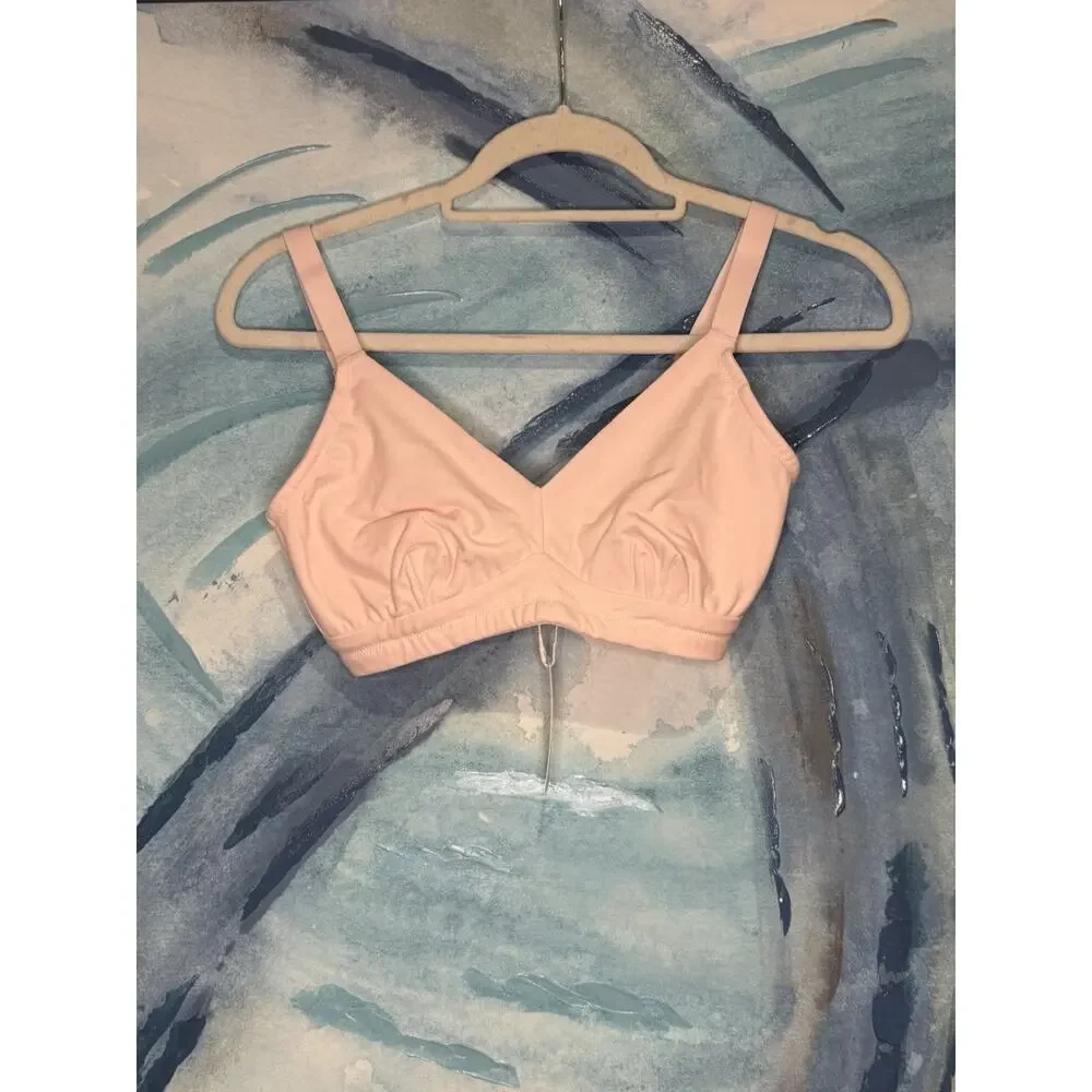 NWT Cosabella Soft Cotton Curvy Bralette Pink Lilly XS
